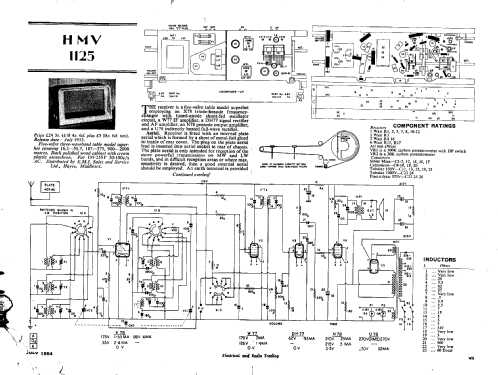 1125; HMV Brand, His (ID = 235002) Radio