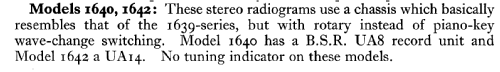 1640; HMV Brand, His (ID = 598701) Radio