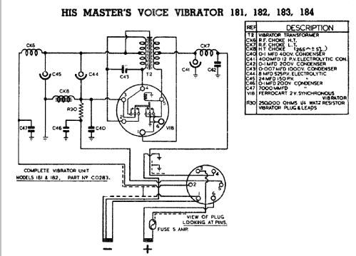 182 Ch= 451DL; His Master's Voice (ID = 800395) Radio