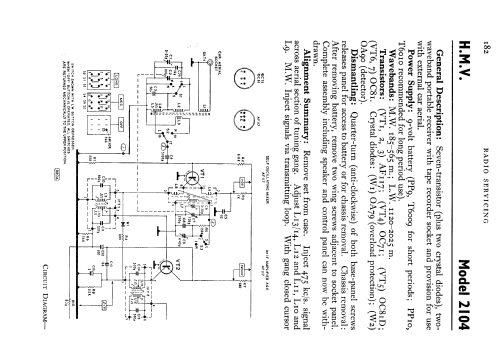 2104; HMV Brand, His (ID = 721178) Radio