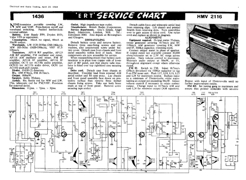 2116; HMV Brand, His (ID = 2305472) Radio