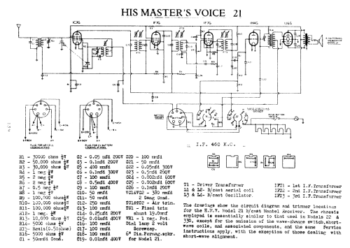 21 Ch= 518B; His Master's Voice (ID = 754249) Radio