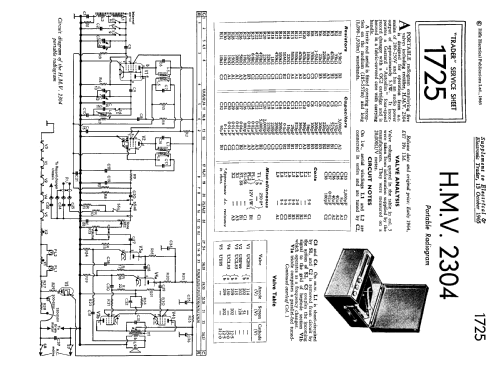 2304; HMV Brand, His (ID = 2309627) Radio