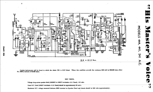 444; HMV Brand, His (ID = 202335) Radio