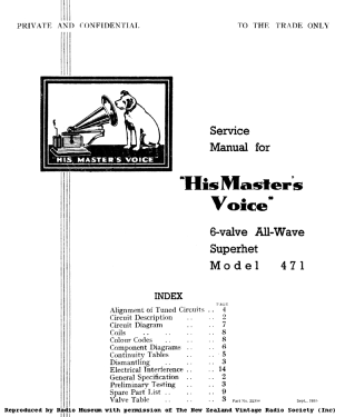 471; His Master's Voice N (ID = 2916238) Radio