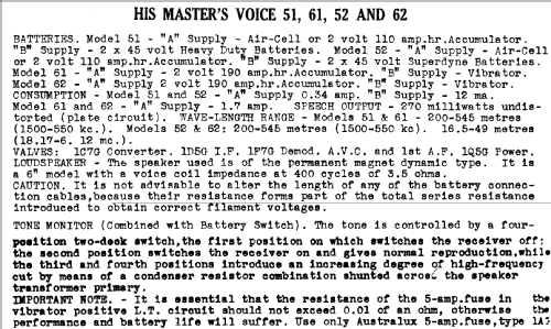 51 Ch= 459B; His Master's Voice (ID = 719331) Radio