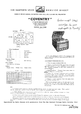 Coventry 505T-RG; His Master's Voice N (ID = 2759599) Radio