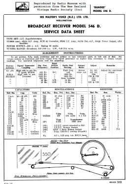 Dundee 546D; His Master's Voice N (ID = 3085925) Radio