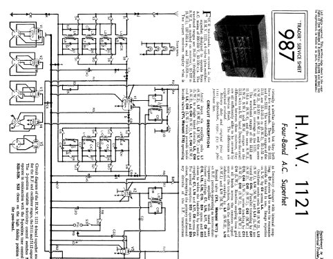 HMV1121; HMV Brand, His (ID = 2277607) Radio