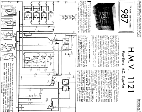 HMV1121; HMV Brand, His (ID = 446432) Radio