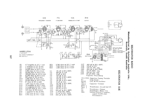 12-K11 Ch= 12-K; Kelvinator; Keswick, (ID = 2089492) Radio