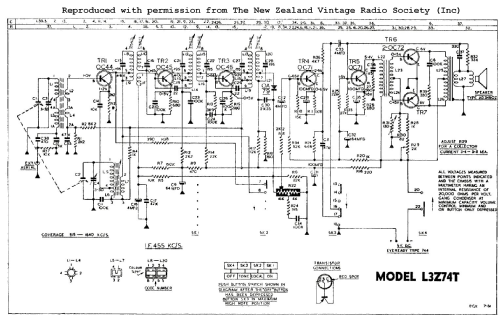 Seven Transistor Cordless HM374T; His Master's Voice N (ID = 3016655) Radio
