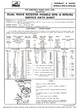 Wembley 507D; His Master's Voice N (ID = 2761142) Radio