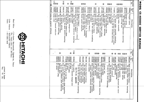 4 Channel System IC Car Stereo 8 CS-4000IC; Hitachi Ltd.; Tokyo (ID = 1629824) R-Player