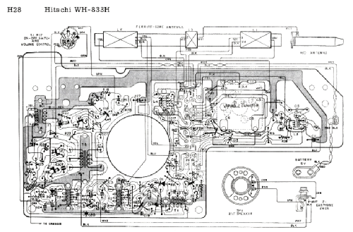 All Transistor WH-833-H; Hitachi Ltd.; Tokyo (ID = 3093348) Radio