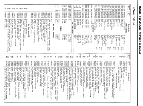 CSK-1300IC; Hitachi Ltd.; Tokyo (ID = 1628122) Car Radio