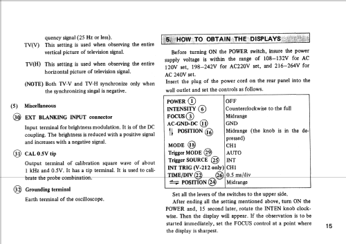 Dual Channel Oscilloscope V-212; Hitachi Ltd.; Tokyo (ID = 878073) Equipment