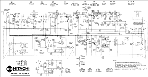 10 Transistor Radio KH-1015H; Hitachi Ltd.; Tokyo (ID = 924429) Radio