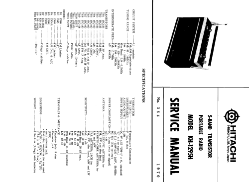 KH-1295H; Hitachi Ltd.; Tokyo (ID = 2308195) Radio