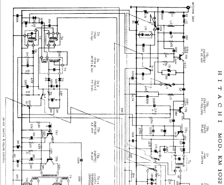 KM-1022R; Hitachi Ltd.; Tokyo (ID = 923464) Car Radio