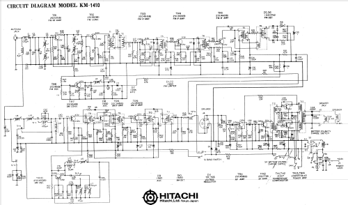 KM-1410; Hitachi Ltd.; Tokyo (ID = 734776) Car Radio