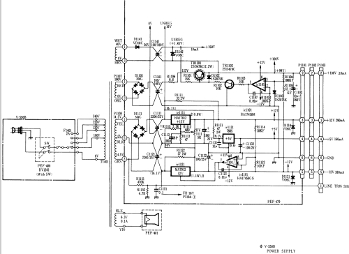 Oscilloscope V-550B; Hitachi Ltd.; Tokyo (ID = 2052339) Ausrüstung