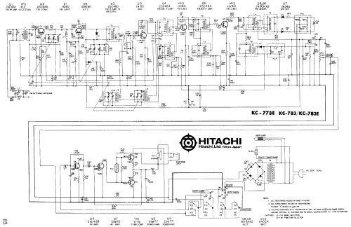 Radio-Weckuhr KC-773; Hitachi Ltd.; Tokyo (ID = 923974) Radio