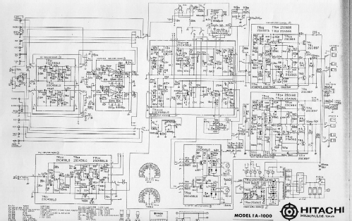 Solid State Stereo Integrated Amplifier IA-1000; Hitachi Ltd.; Tokyo (ID = 1092927) Ampl/Mixer