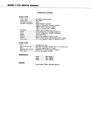 T-728; Hitachi Ltd.; Tokyo (ID = 2961431) Radio