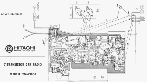 TM-700E; Hitachi Ltd.; Tokyo (ID = 733248) Car Radio