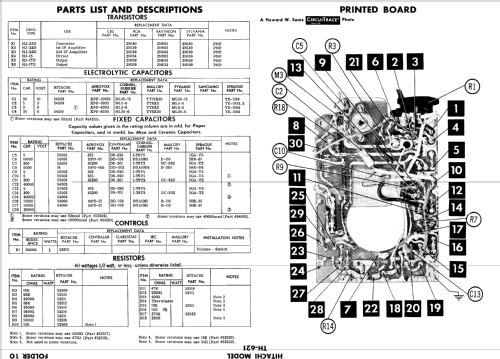 Transistor 6 TH-621; Hitachi Ltd.; Tokyo (ID = 644378) Radio