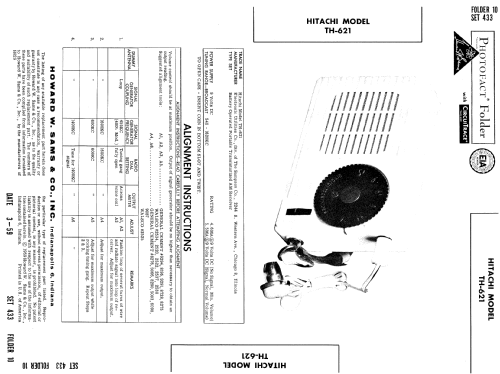 Transistor 6 TH-621; Hitachi Ltd.; Tokyo (ID = 644380) Radio