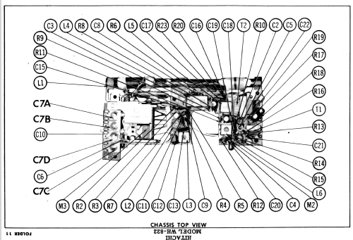 Kelly WH-822; Hitachi Ltd.; Tokyo (ID = 571504) Radio