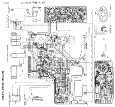 WH-837E ; Hitachi Ltd.; Tokyo (ID = 3101321) Radio