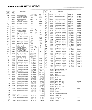 XH-1002; Hitachi Ltd.; Tokyo (ID = 2962110) Radio