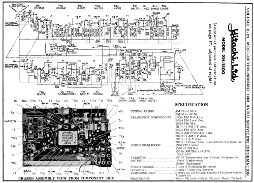 XH-1500; Hitachi Ltd.; Tokyo (ID = 172734) Radio