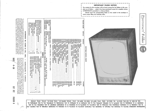 21B185P Ch= 308-21; Hoffman Radio Corp.; (ID = 2142083) Television