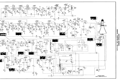 24B707 Ch= 187B; Hoffman Radio Corp.; (ID = 3018501) Television