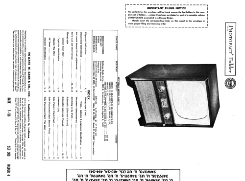 24B732S Ch= 414-24; Hoffman Radio Corp.; (ID = 2699093) Television