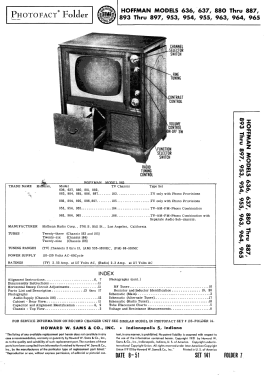 881 183; Hoffman Radio Corp.; (ID = 2944688) Television