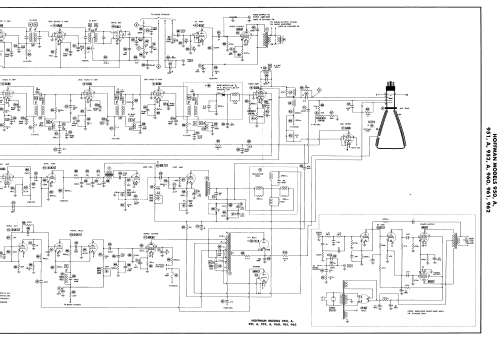 950 Ch= 172; Hoffman Radio Corp.; (ID = 2882828) Television