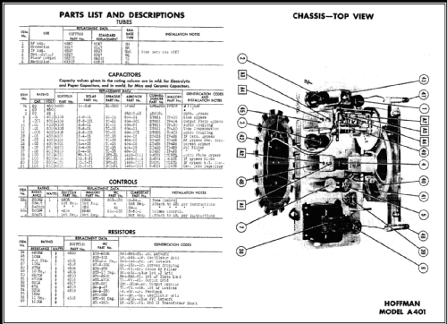 A401 Ch= 102 Radio Hoffman Radio Corp.; Los Angeles, CA, build ...