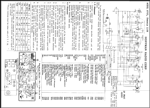 A-700 Ch= 110S; Hoffman Radio Corp.; (ID = 430611) Radio