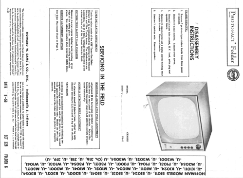 B1011U-U2 Ch= 316U-U2; Hoffman Radio Corp.; (ID = 2368158) Television