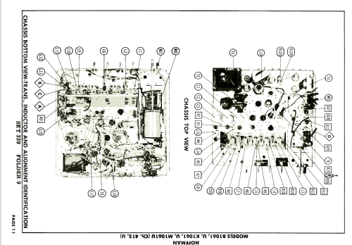 B1061 Ch= 415; Hoffman Radio Corp.; (ID = 1864795) Television