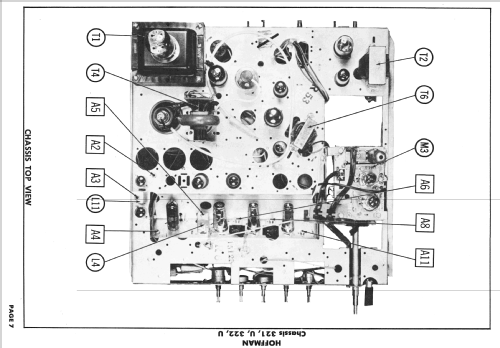 B1081 Ch= 321; Hoffman Radio Corp.; (ID = 2441573) Television