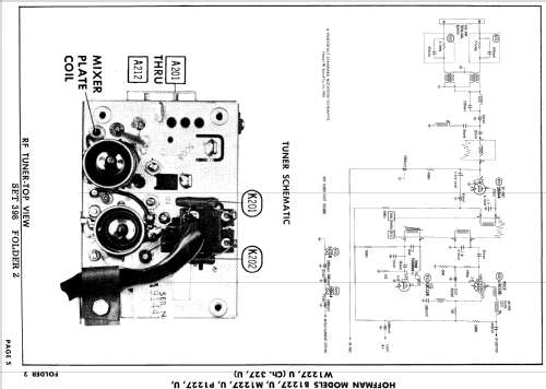 B1227U Ch= 327U; Hoffman Radio Corp.; (ID = 996387) Television