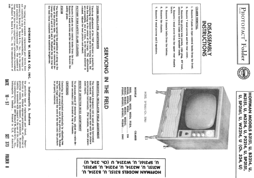 B3214 Ch= 324; Hoffman Radio Corp.; (ID = 2446402) Televisore