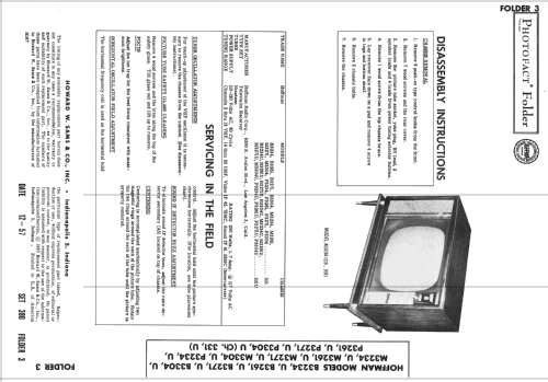 B3261 331; Hoffman Radio Corp.; (ID = 2478226) Télévision