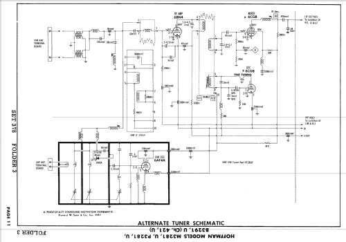 B3291 Ch= 421; Hoffman Radio Corp.; (ID = 2469126) Television